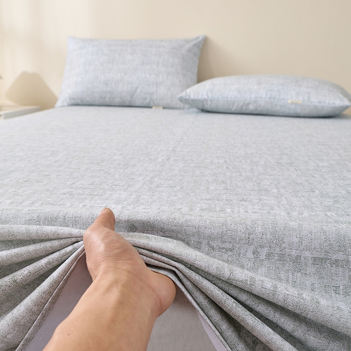 91家纺网 家纺一手货源 找家纺 居美良品 2026新款100%全棉A类新疆棉数码印花纯棉老粗布床单凉席二三件套 暮色渐隐