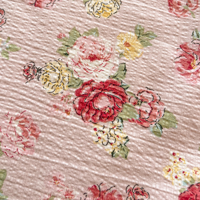 91家纺网 家纺一手货源 找家纺 人人爱家纺 2026新款赫本风花边夏被夏凉被空调被 玫瑰花园粉