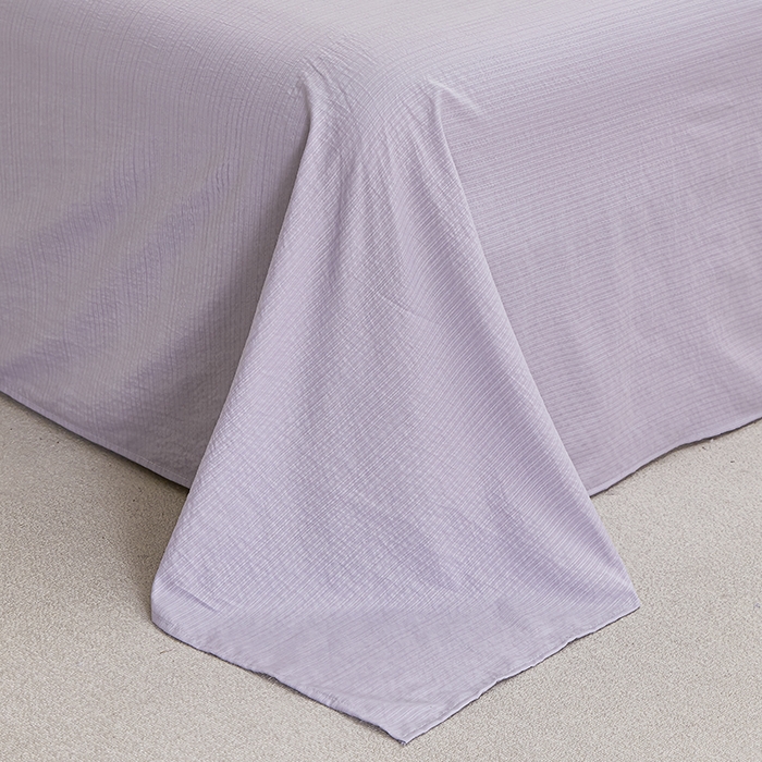 91家纺网 家纺一手货源 找家纺 人人爱家纺 2026新款赫本风花边夏被夏凉被空调被 半暖时光紫