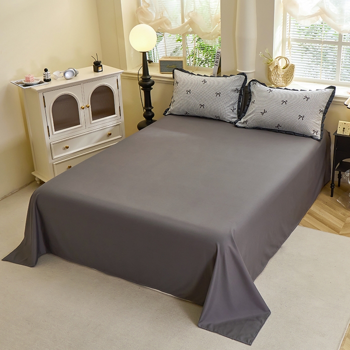 91家纺网 家纺一手货源 找家纺 人人爱家纺 2026新款赫本风花边夏被夏凉被空调被 格子蝴蝶结