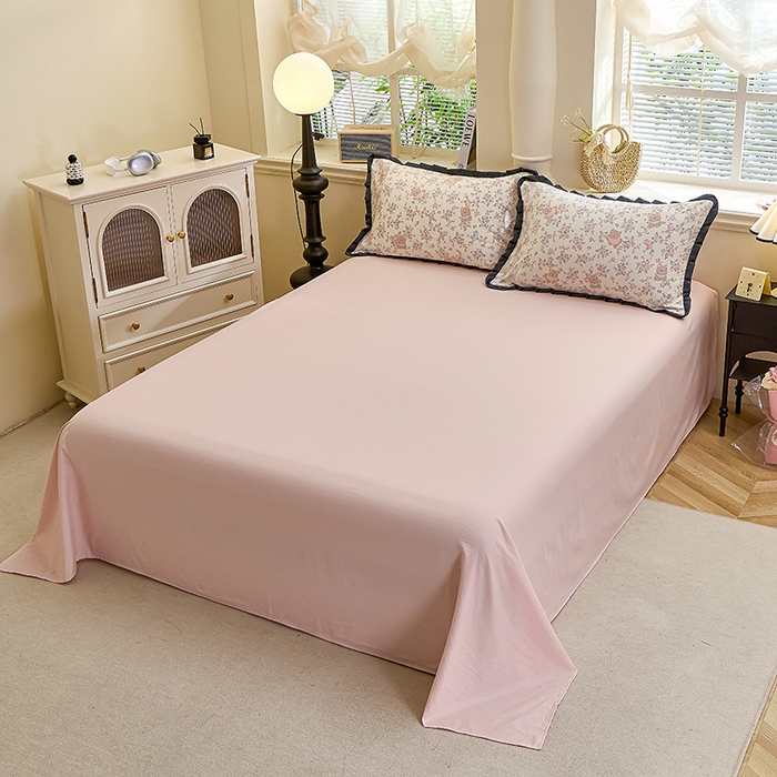 91家纺网 家纺一手货源 找家纺 人人爱家纺 2026新款赫本风花边夏被夏凉被空调被 花园里