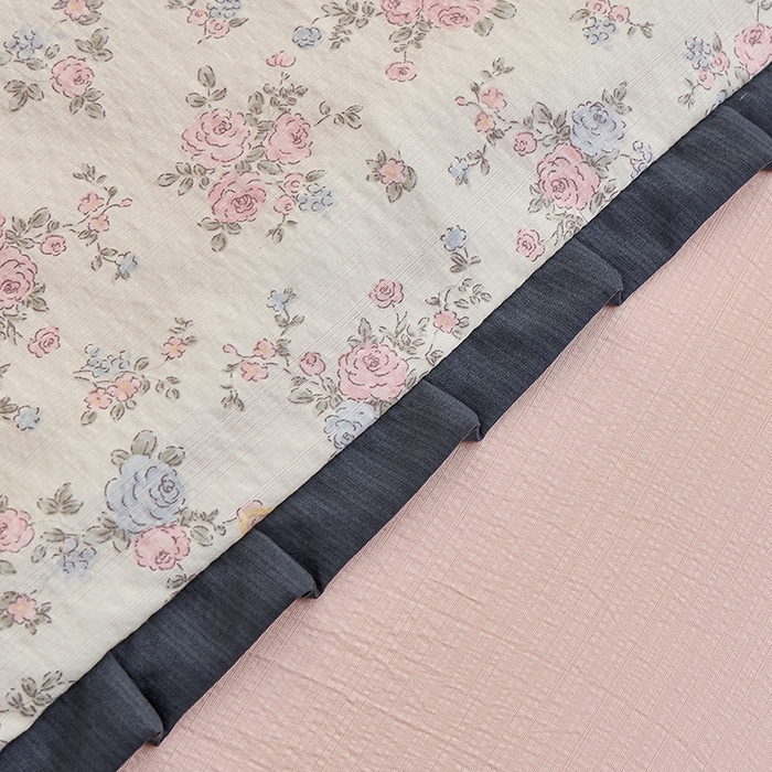 91家纺网 家纺一手货源 找家纺 人人爱家纺 2026新款赫本风花边夏被夏凉被空调被 花园里