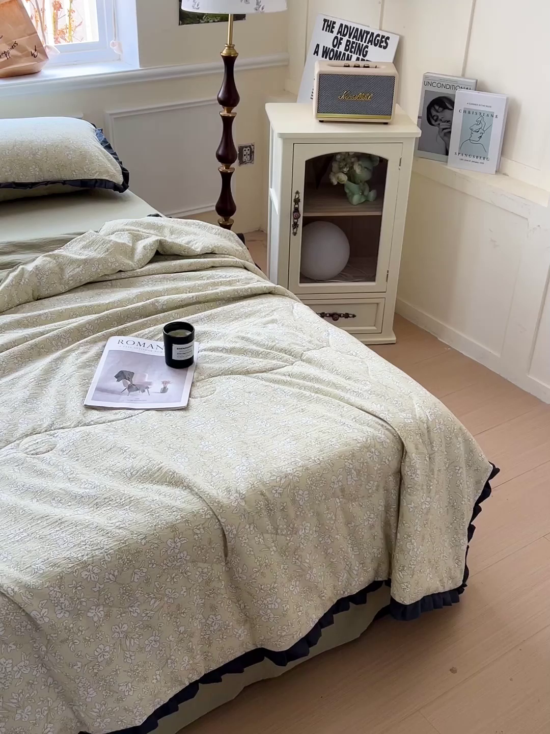 91家纺网 家纺一手货源 找家纺 人人爱家纺 2026新款赫本风花边夏被夏凉被空调被 安夏