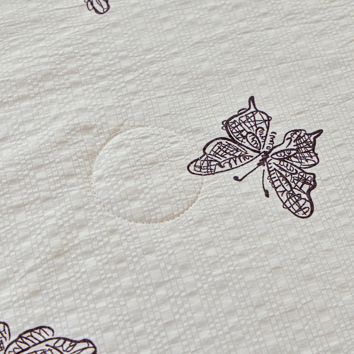 91家纺网 家纺一手货源 找家纺 人人爱家纺 2026新款泡芙纱欧式夏被夏凉被空调被四件套 蝴蝶梦