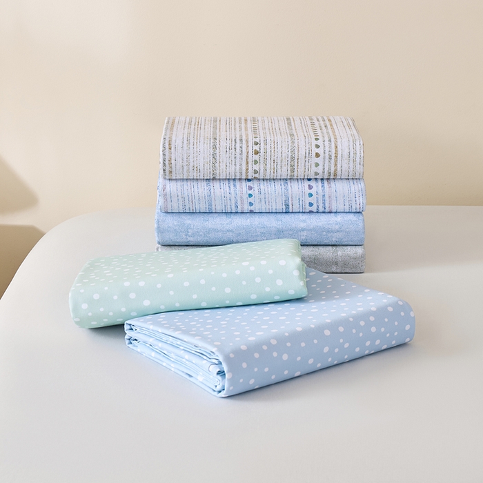 91家纺网 家纺一手货源 找家纺 居美良品 2026新款100%全棉A类新疆棉数码印花纯棉老粗布床单凉席二三件套 叠拍图仅展示