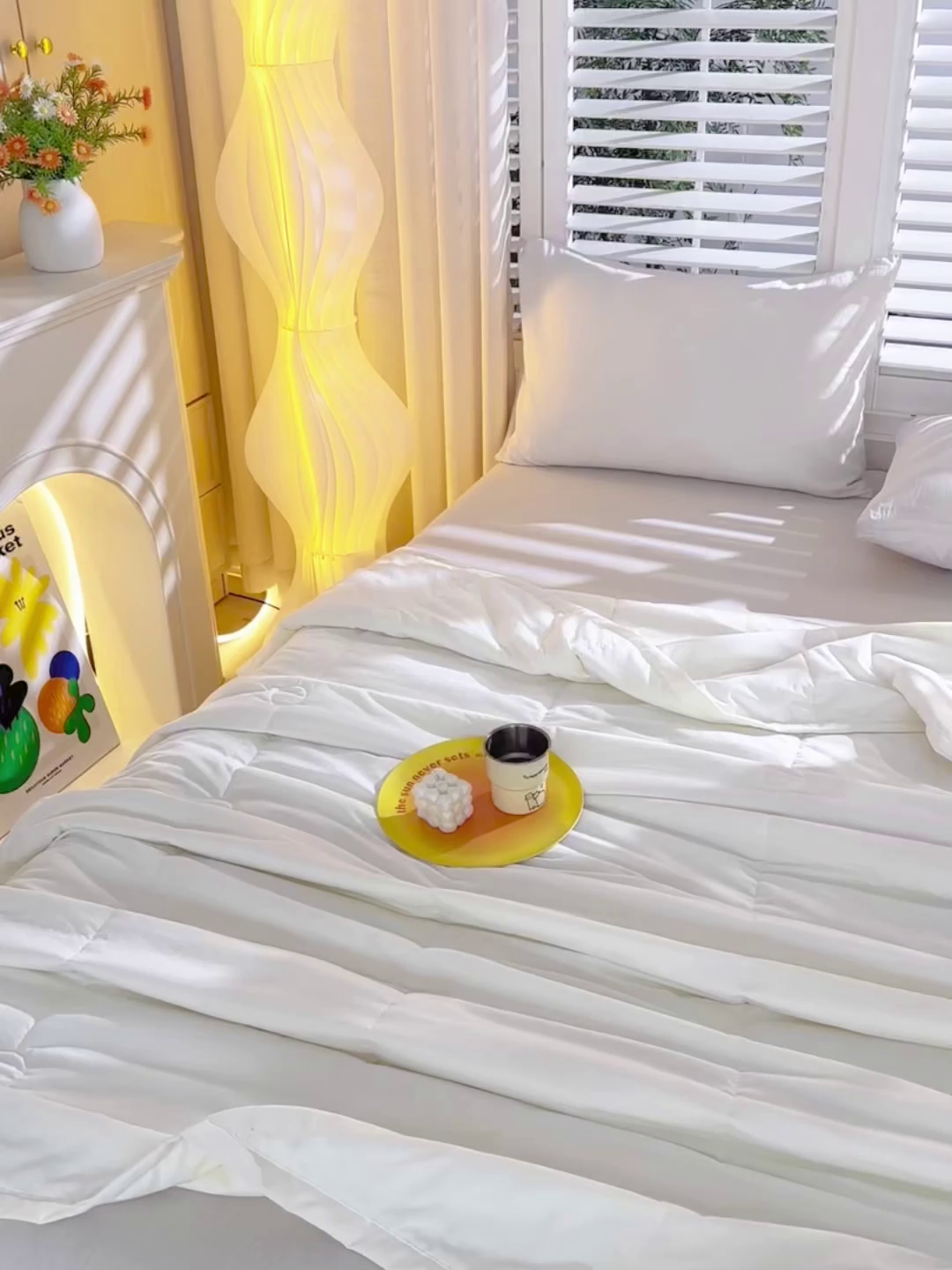 91家纺网 家纺一手货源 找家纺 羽涵家纺 2026新款磨毛水洗棉夏被夏凉被空调被 奶芙白