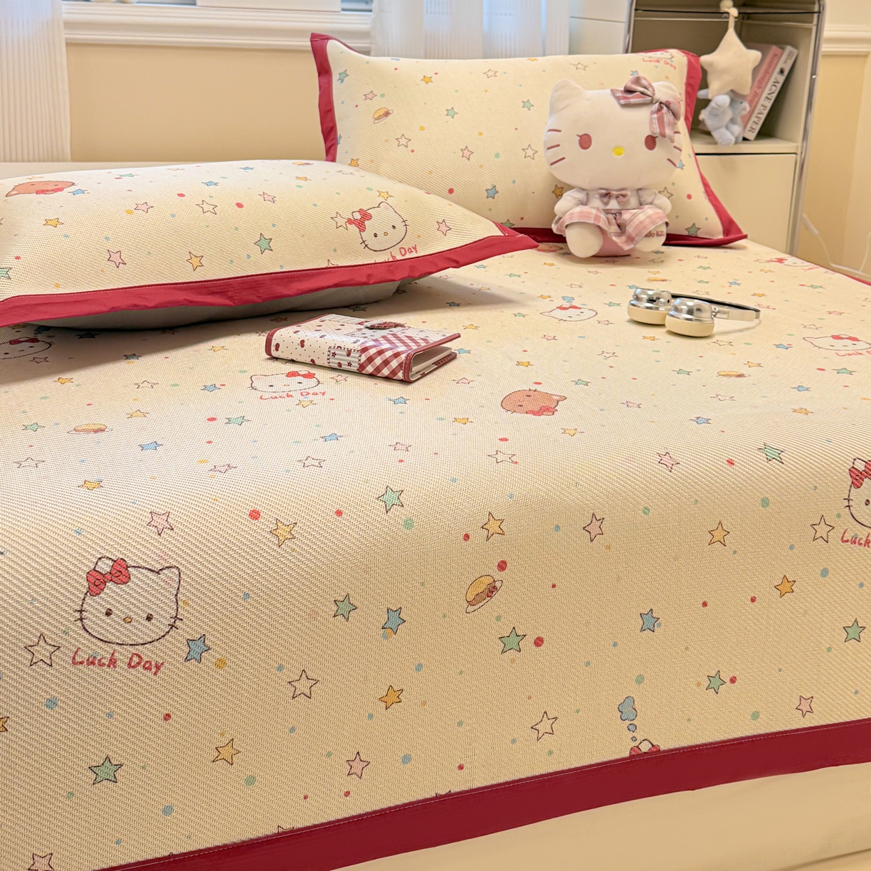 91家纺网 家纺一手货源 找家纺 （总）慕尚家纺 2026新款清新凉感冰藤席平铺款