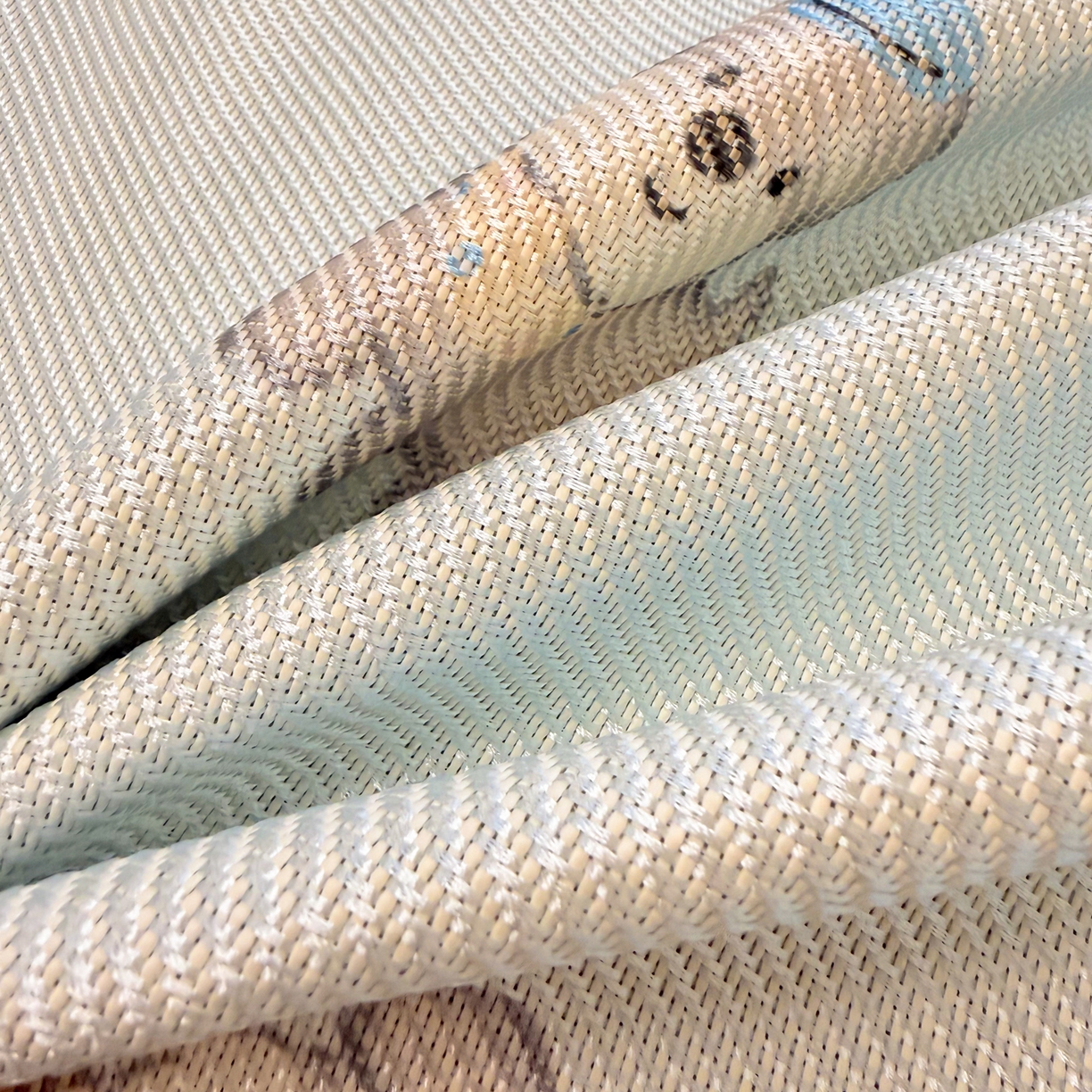 91家纺网 家纺一手货源 找家纺 慕尚家纺 2026新款清新凉感冰藤席平铺款 开心约克