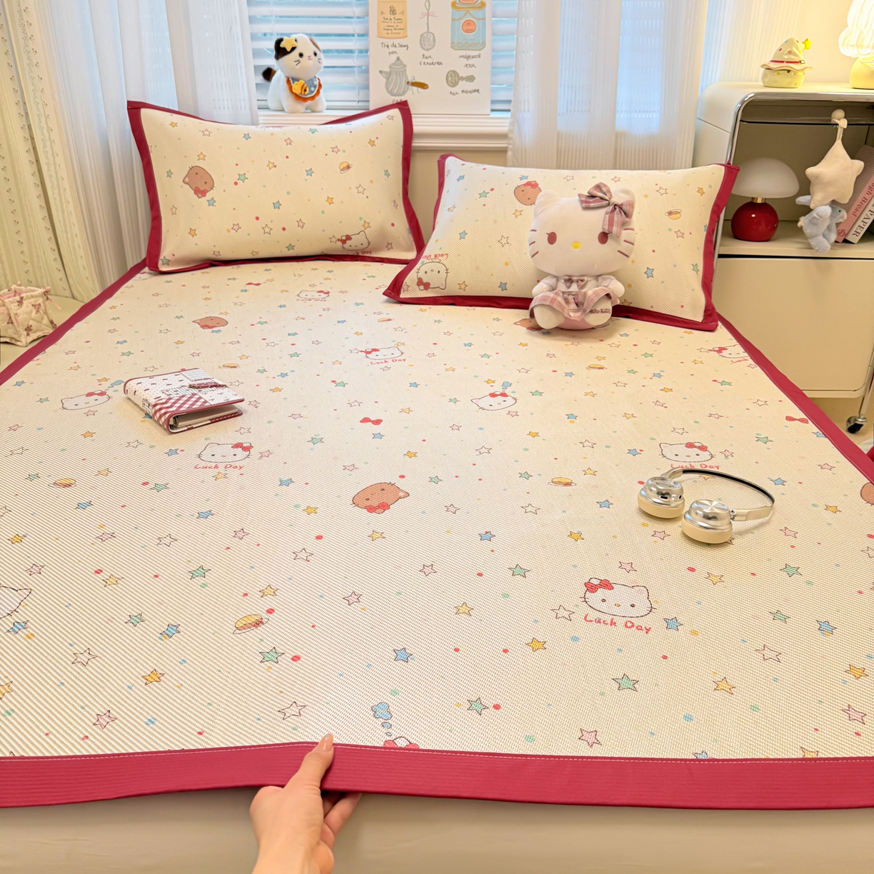 （总）慕尚家纺 2026新款清新凉感冰藤席平铺款