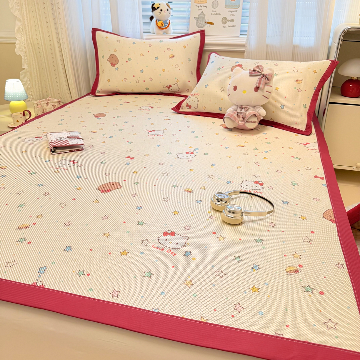 91家纺网 家纺一手货源 找家纺 （总）慕尚家纺 2026新款清新凉感冰藤席平铺款