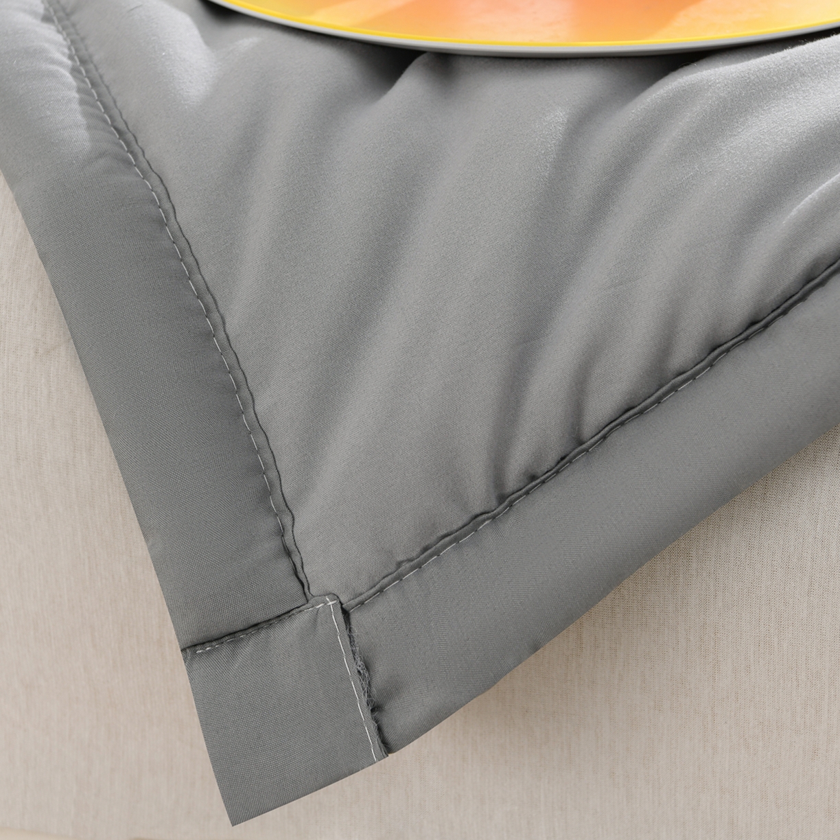 91家纺网 家纺一手货源 找家纺 羽涵家纺 2026新款磨毛水洗棉夏被夏凉被空调被 月光灰