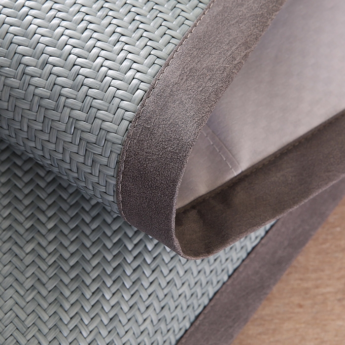 91家纺网 家纺一手货源 找家纺 小牛席业 2026新款经典款-角标霸王藤夏凉枕藤枕头冰藤枕头冰丝枕豆豆枕头 蓝色