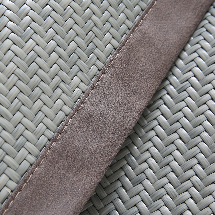 91家纺网 家纺一手货源 找家纺 小牛席业 2026新款经典款-角标霸王藤夏凉枕藤枕头冰藤枕头冰丝枕豆豆枕头 蓝色