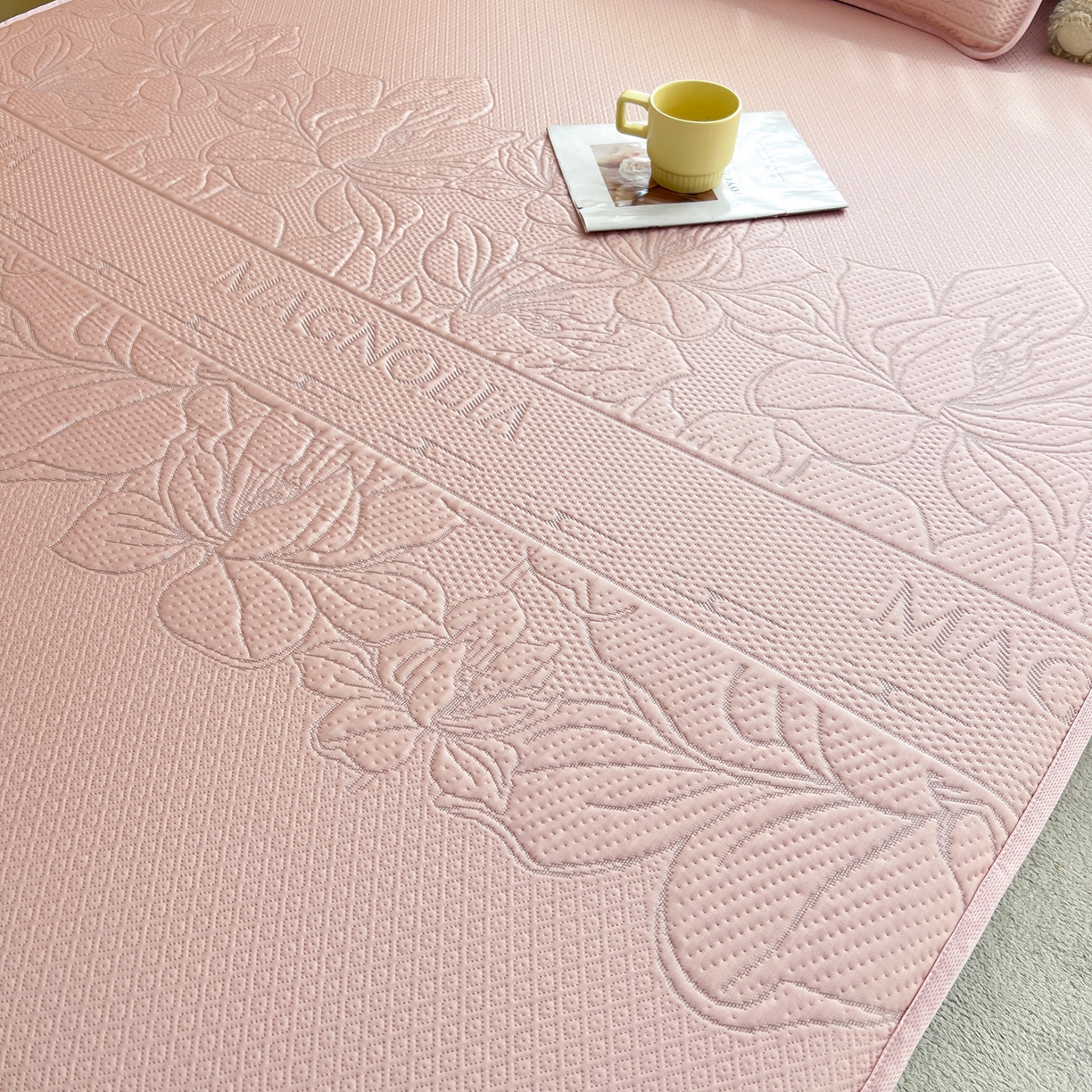 91家纺网 家纺一手货源 找家纺 （总）能好家纺 2026新款高分子PE冰豆豆凉席床笠款