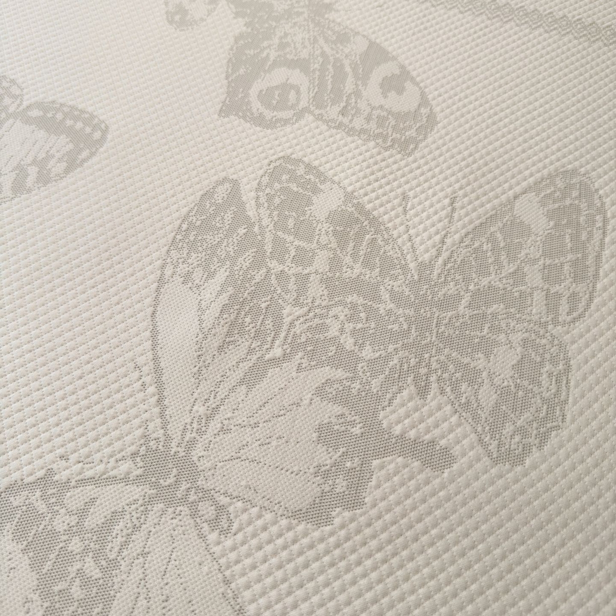 91家纺网 家纺一手货源 找家纺 亿梵家居 2026春夏新款冰豆豆PE高分子凉席 蝶舞