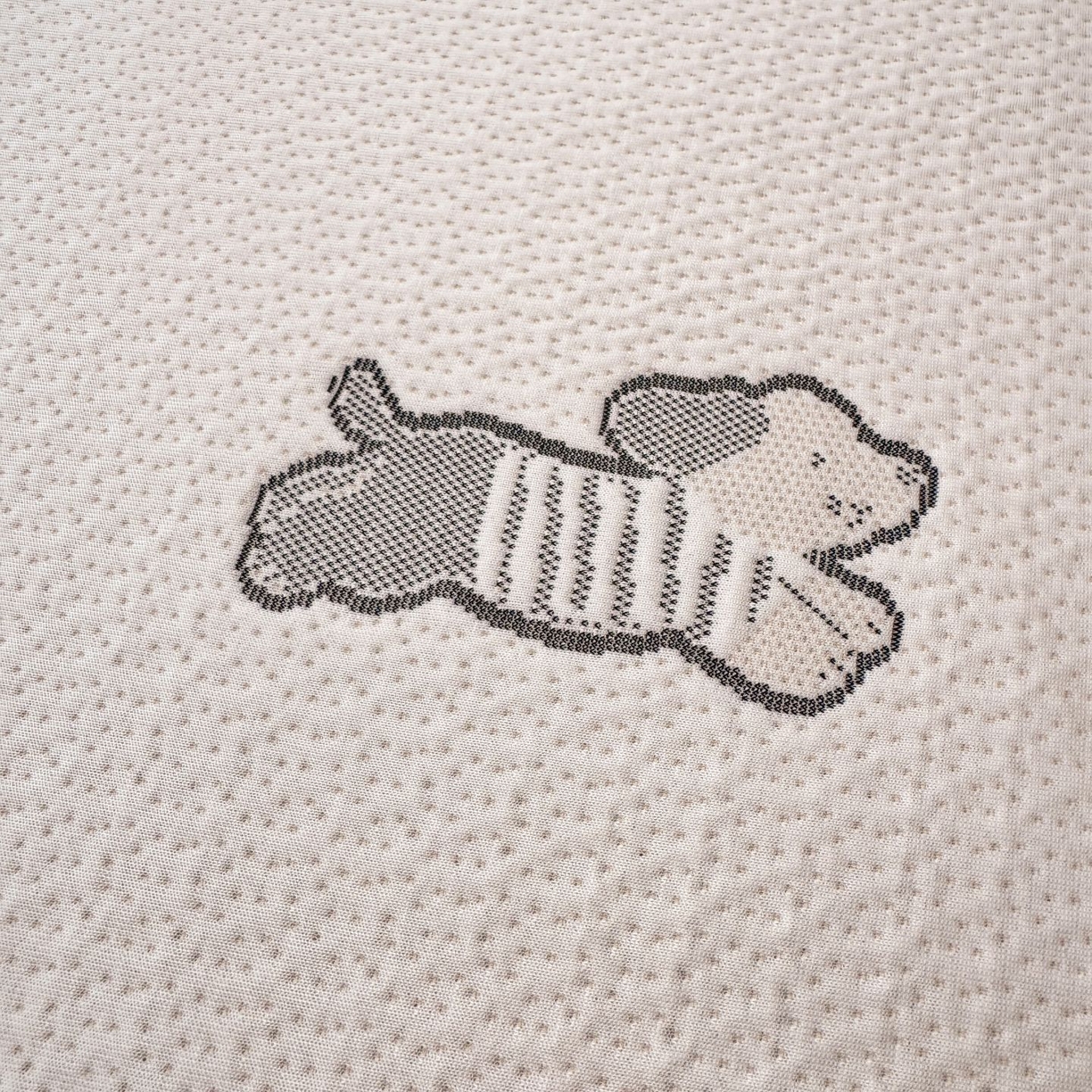 91家纺网 家纺一手货源 找家纺 亿梵家居 2026春夏新款冰豆豆PE高分子凉席 狗狗派对-咖