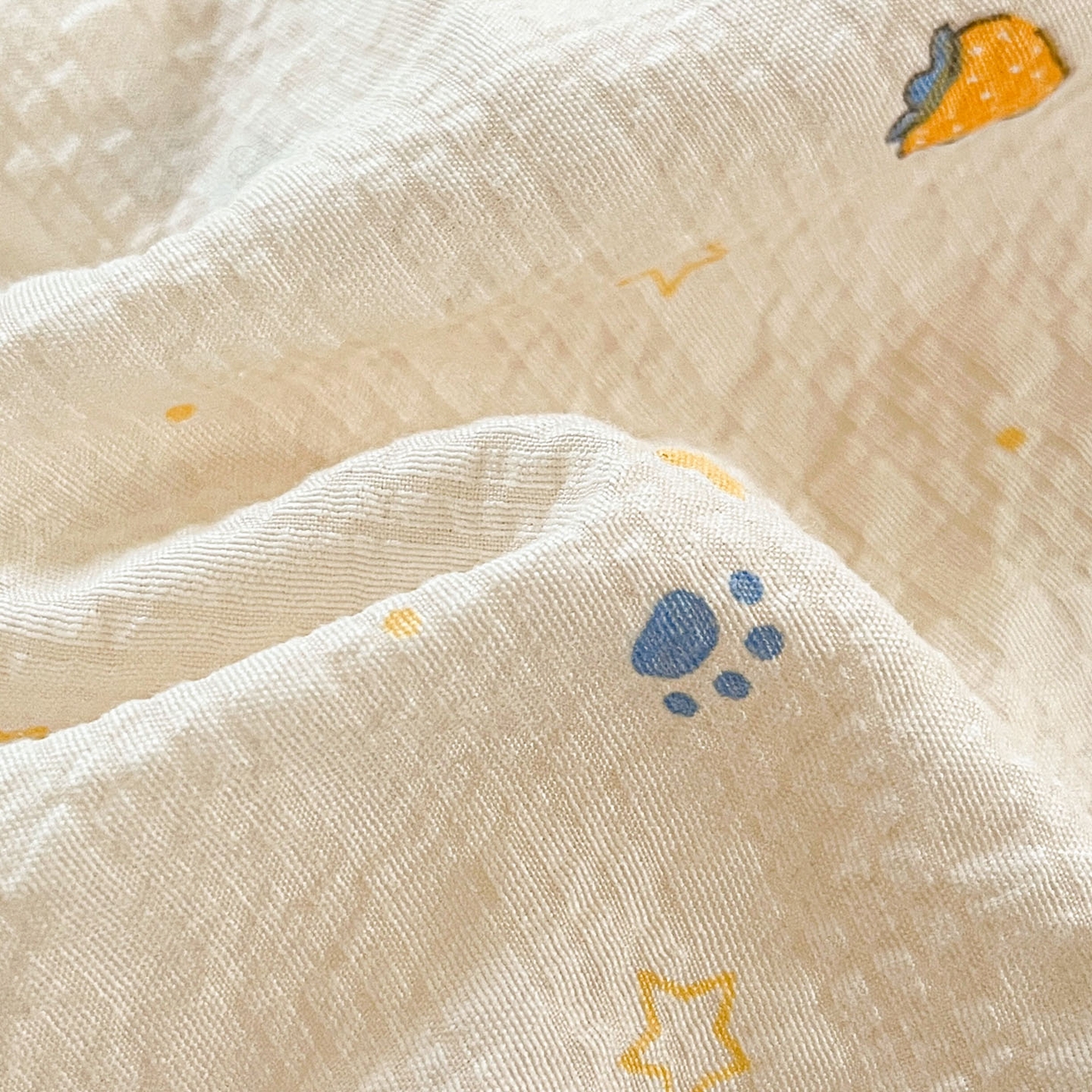 91家纺网 家纺一手货源 找家纺 （总）蓝极人 2026新款泡泡纱印花床笠