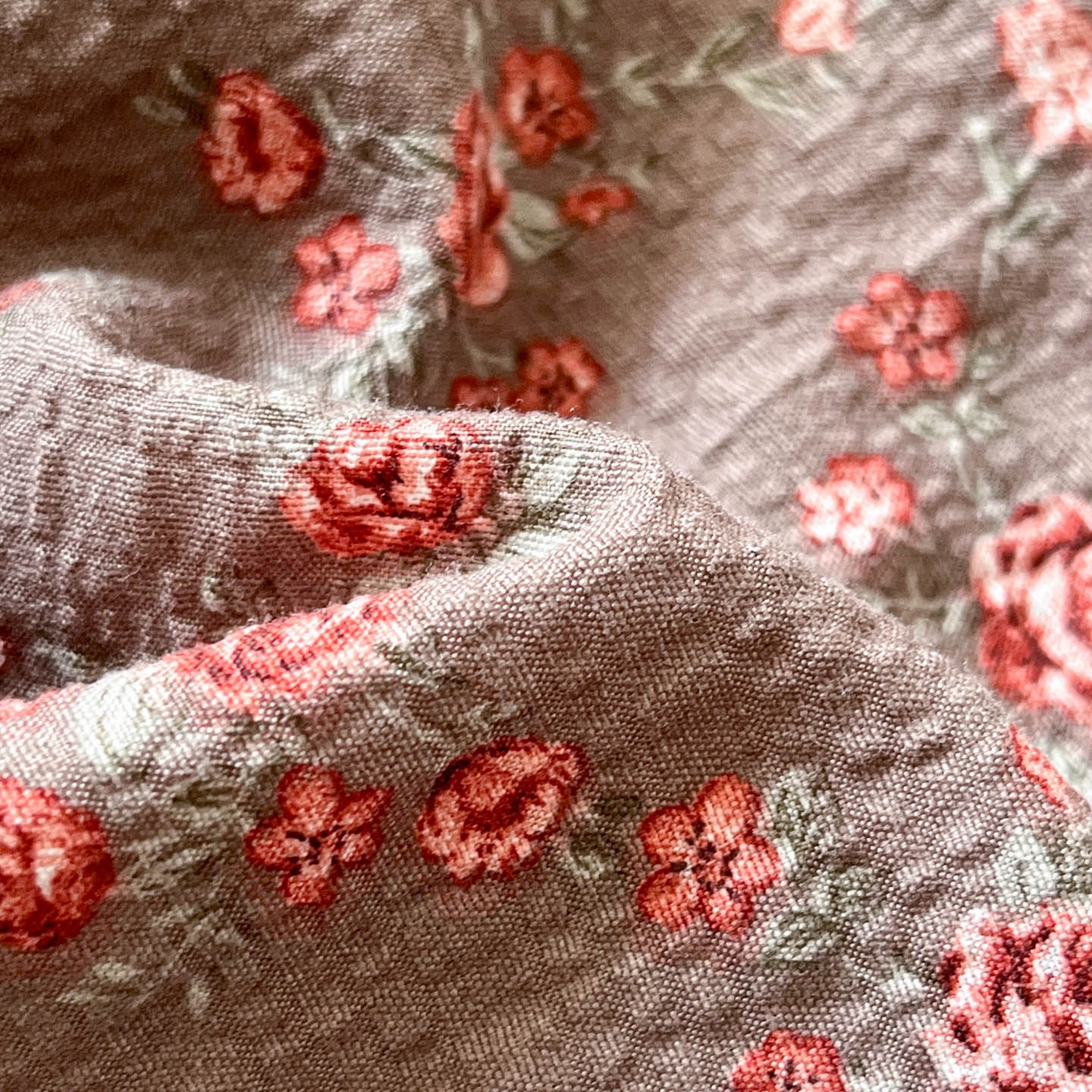 91家纺网 家纺一手货源 找家纺 蓝极人 2026新款泡泡纱印花床笠 CL胭脂