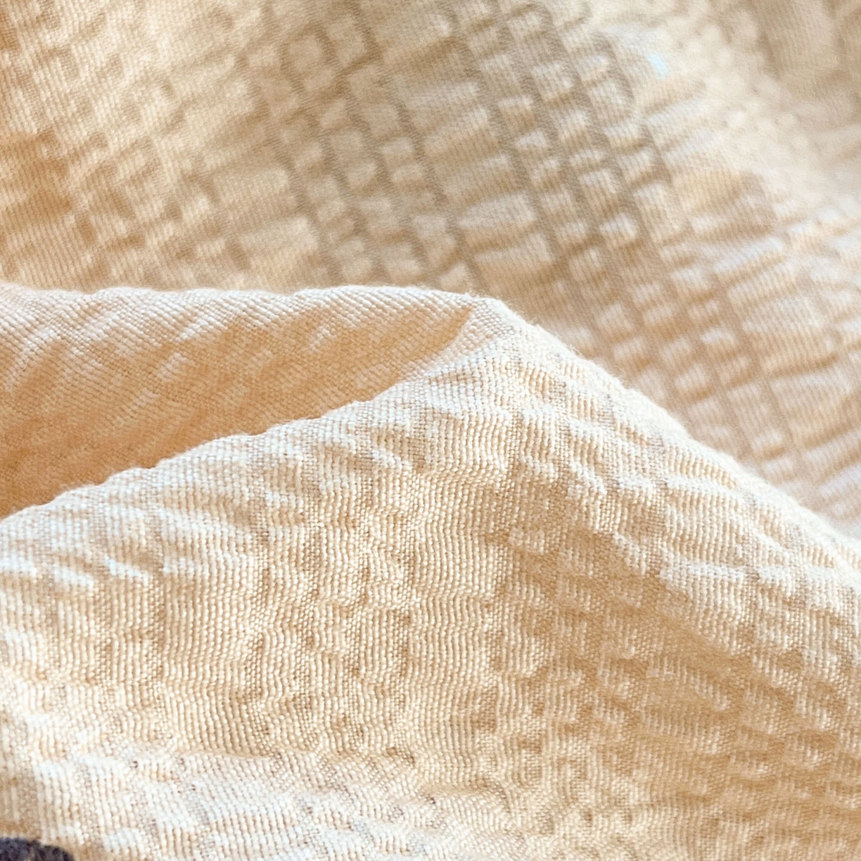 91家纺网 家纺一手货源 找家纺 蓝极人 2026新款泡泡纱印花床笠 CL曲奇猫