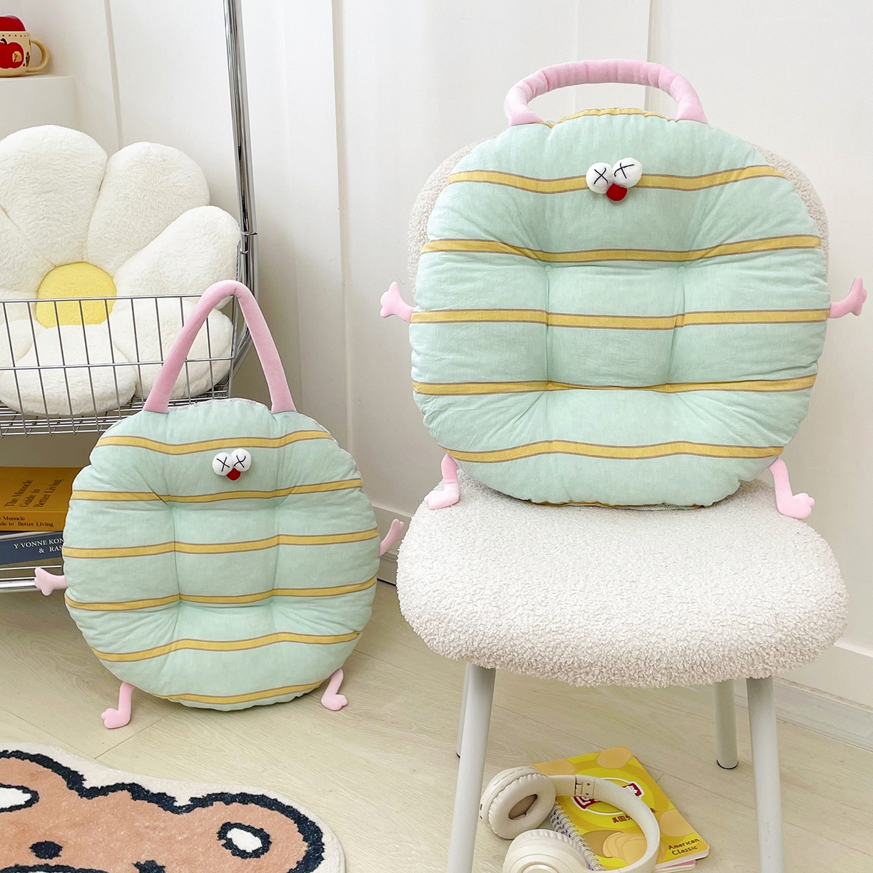 91家纺网 家纺一手货源 找家纺 （总）座享家 2026新款多巴胺春夏两用蒲团