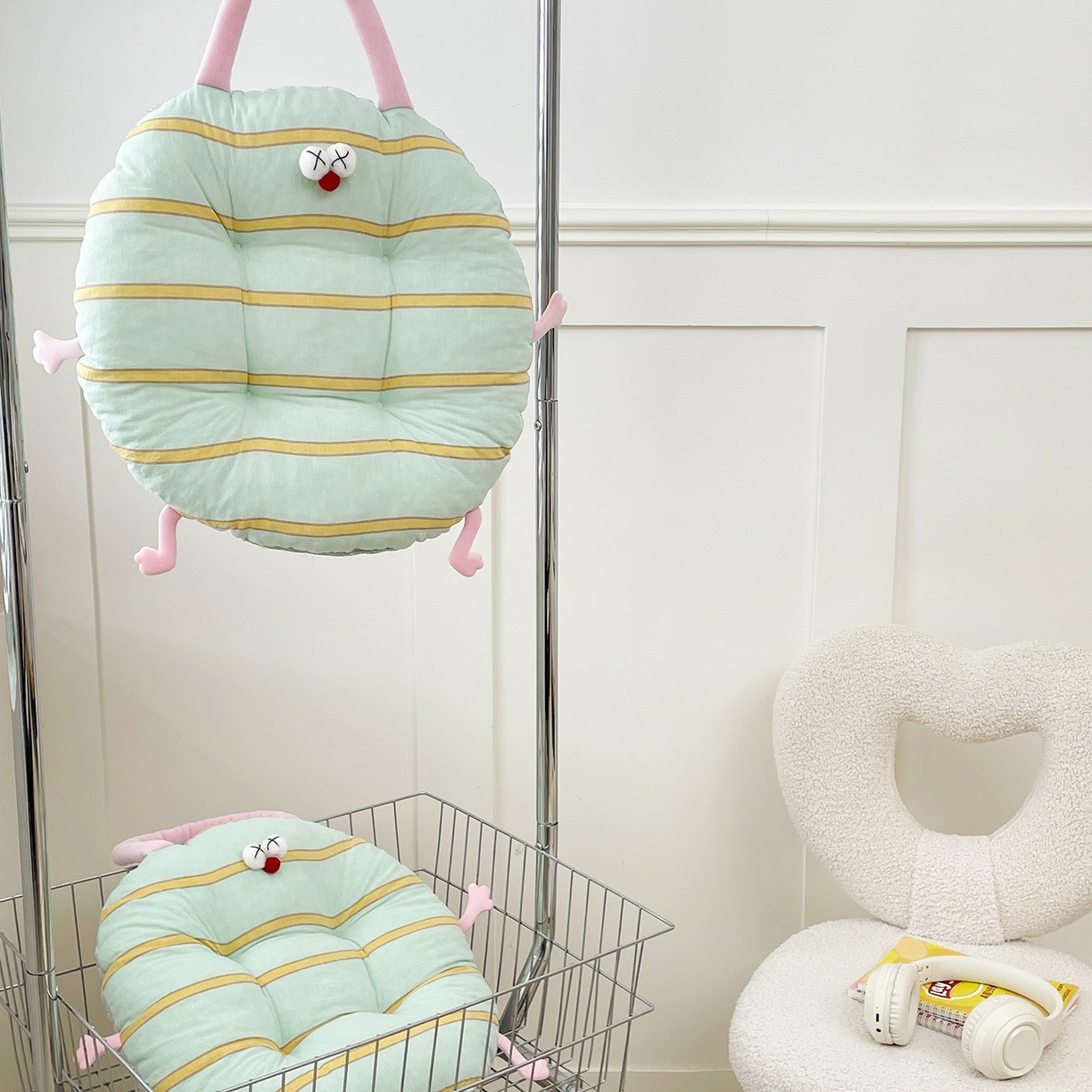 91家纺网 家纺一手货源 找家纺 （总）座享家 2026新款多巴胺春夏两用蒲团