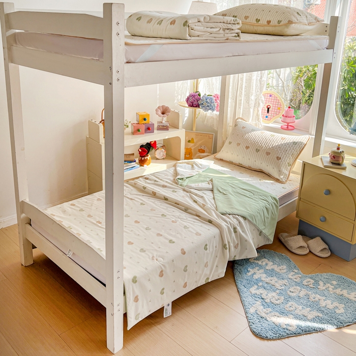 91家纺网 家纺一手货源 找家纺 卡普二店 2026新款A类锦氨凉感印花夏被四件套床盖凉席款--三件套 青提奶冻