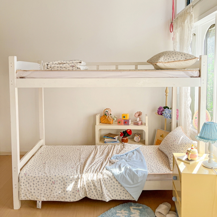 91家纺网 家纺一手货源 找家纺 卡普二店 2026新款A类锦氨凉感印花夏被四件套床盖凉席款--三件套 奶油兰花束