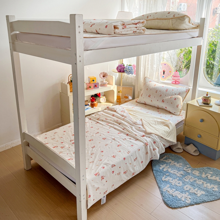 91家纺网 家纺一手货源 找家纺 卡普二店 2026新款A类锦氨凉感印花夏被四件套床盖凉席款--三件套 星星人