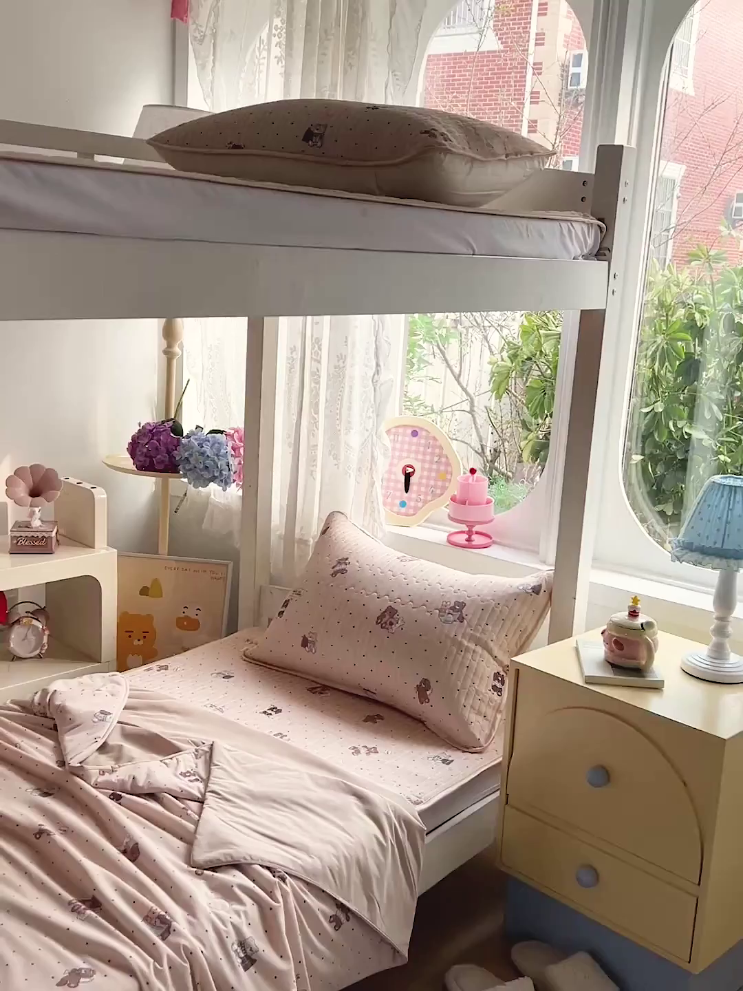 91家纺网 家纺一手货源 找家纺 卡普二店 2026新款A类锦氨凉感印花夏被四件套床盖凉席款--三件套 软糖小熊