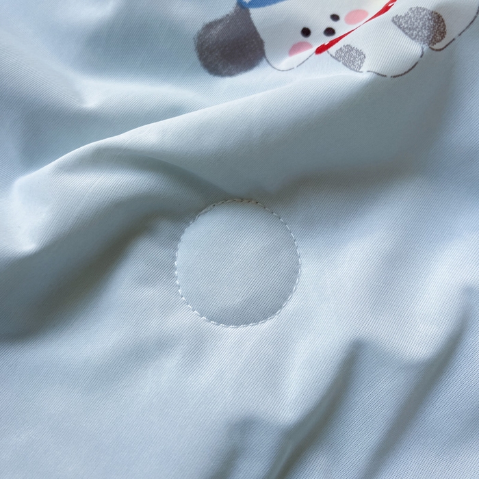 91家纺网 家纺一手货源 找家纺 卡普二店 2026新款A类锦氨凉感印花夏被四件套床盖凉席款--四件套 帕恰狗