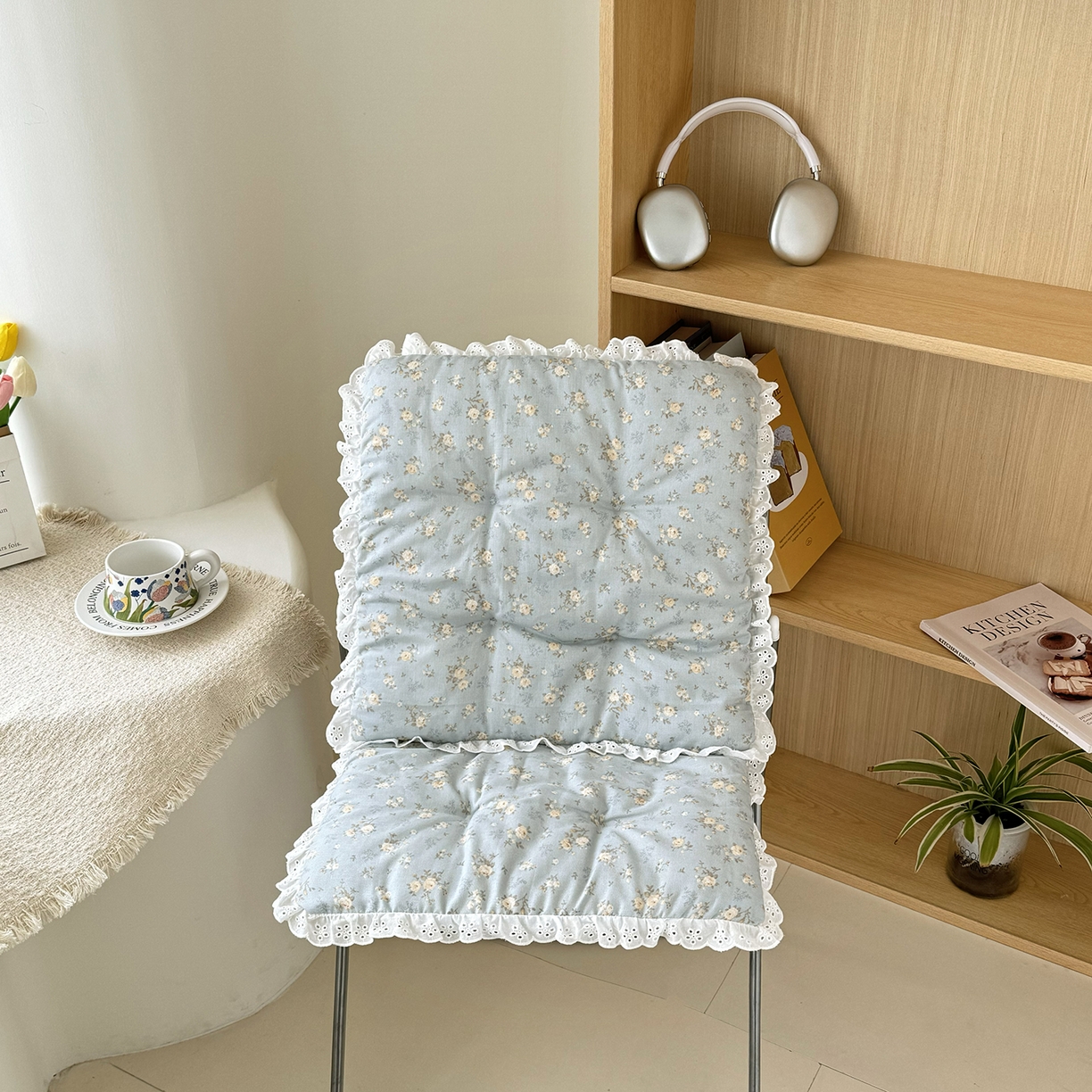 91家纺网 家纺一手货源 找家纺 座享家 2026新款韩系轻薄透气坐垫椅垫 海盐