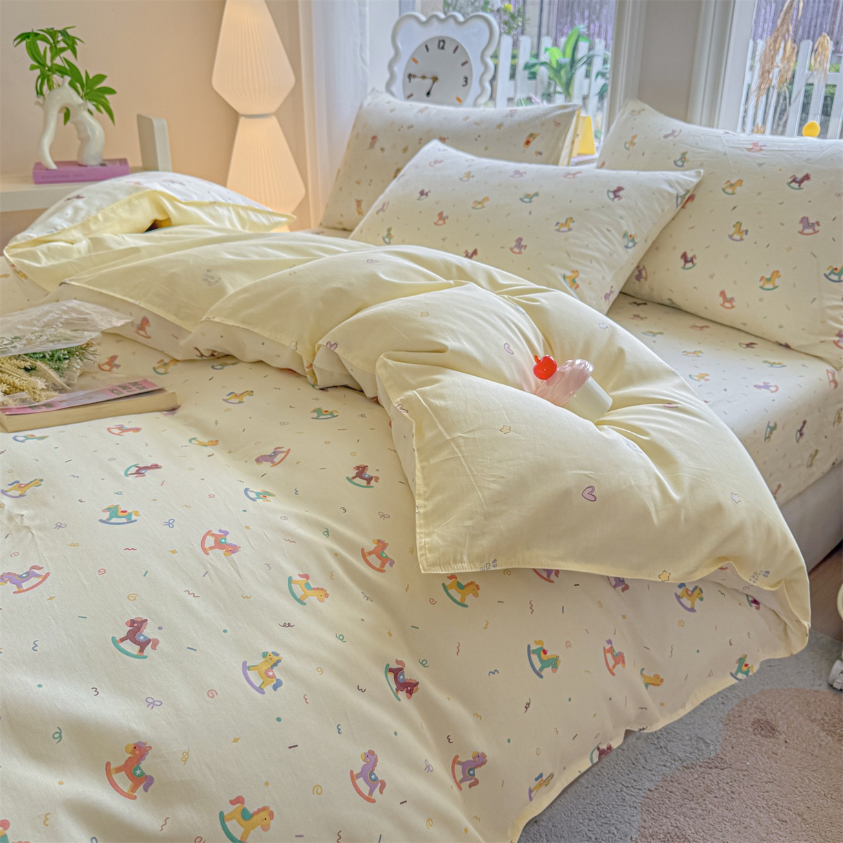 91家纺网 家纺一手货源 找家纺 （总）女子家纺 2026新款全棉印花四件套系列