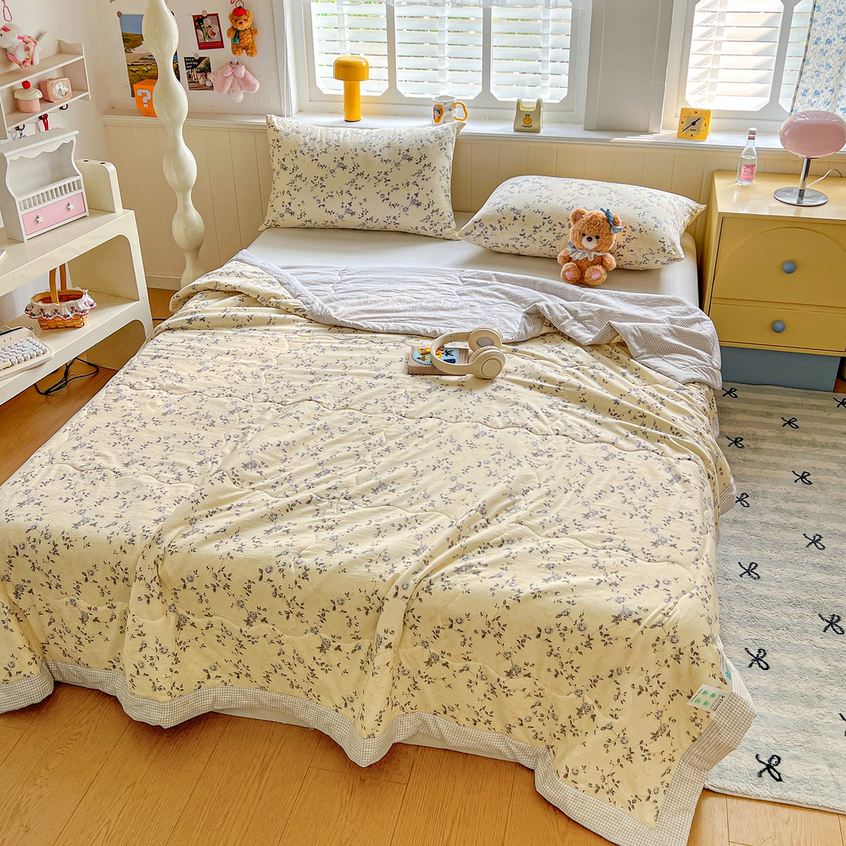 91家纺网 家纺一手货源 找家纺 （总）十里居 2026新款A类水洗棉棉花夏凉被