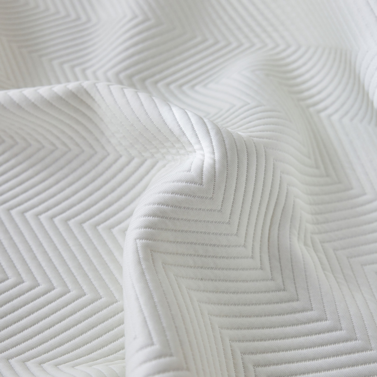 91家纺网 家纺一手货源 找家纺 三味舒屋 2026新款织序系列提花冷感冰豆豆席床笠款软席席子 织序本白