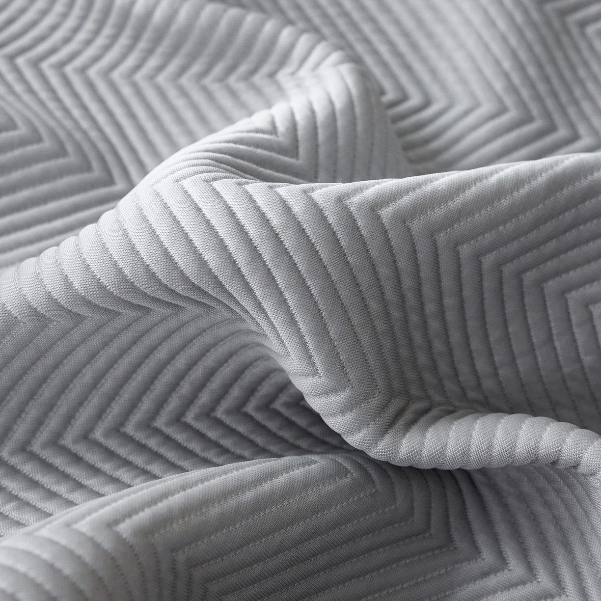 91家纺网 家纺一手货源 找家纺 三味舒屋 2026新款织序系列提花冷感冰豆豆席床笠款软席席子 织序暮灰