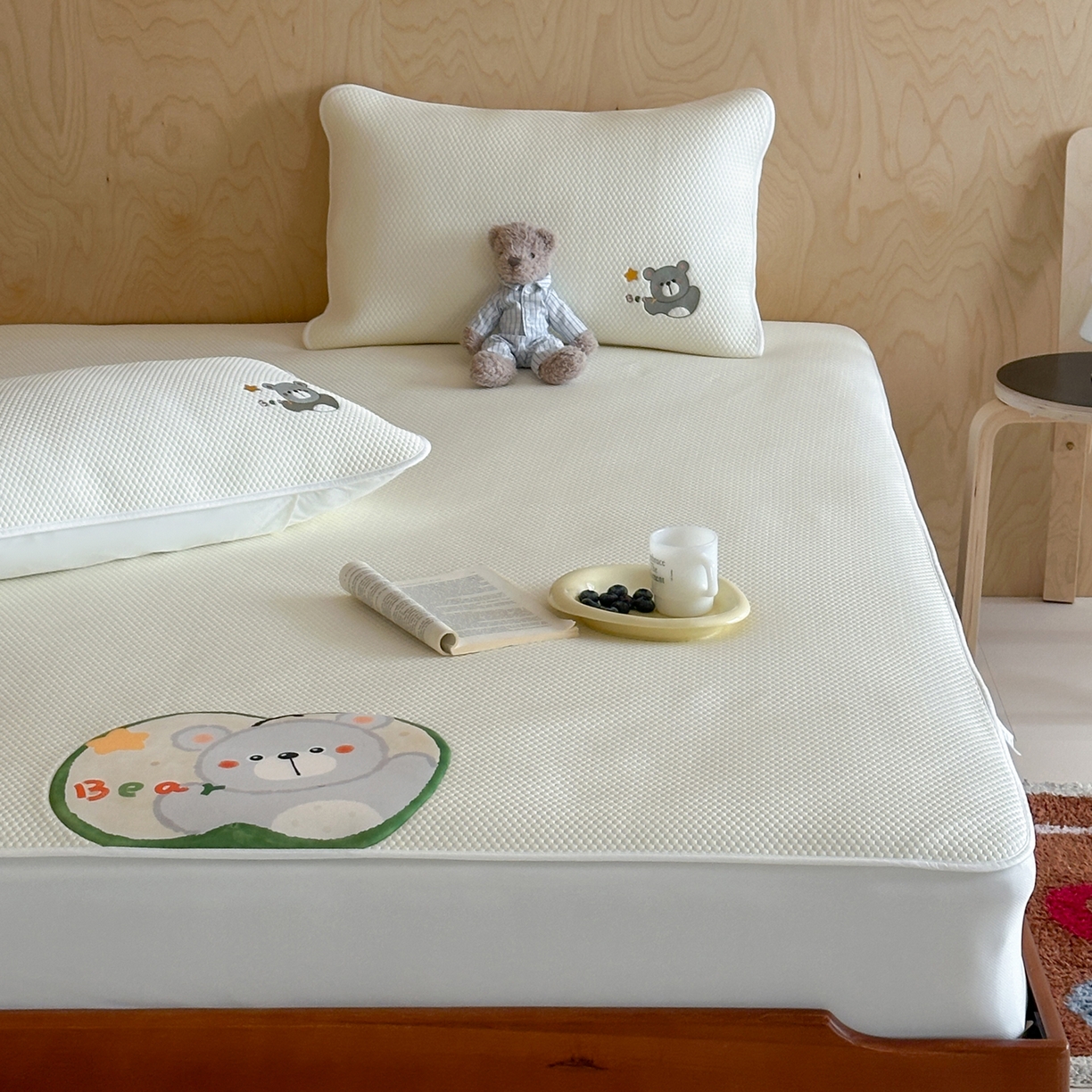 91家纺网 家纺一手货源 找家纺 （总）三味舒屋 2026新款果味凉豆系列PE凉豆豆床笠款软席席子