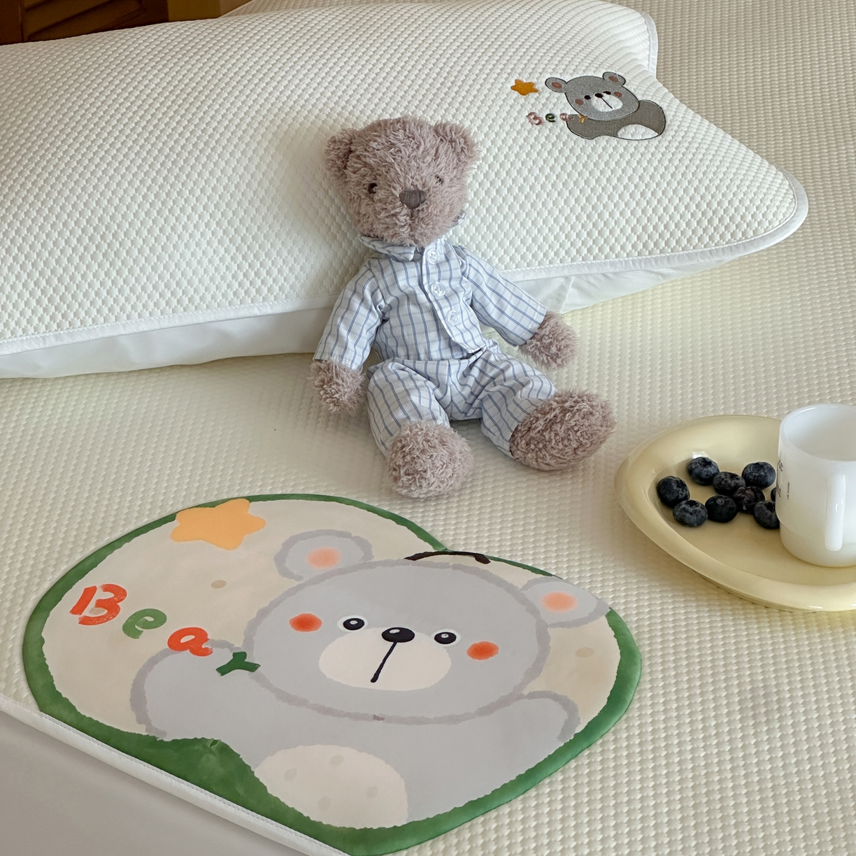 91家纺网 家纺一手货源 找家纺 （总）三味舒屋 2026新款果味凉豆系列PE凉豆豆床笠款软席席子