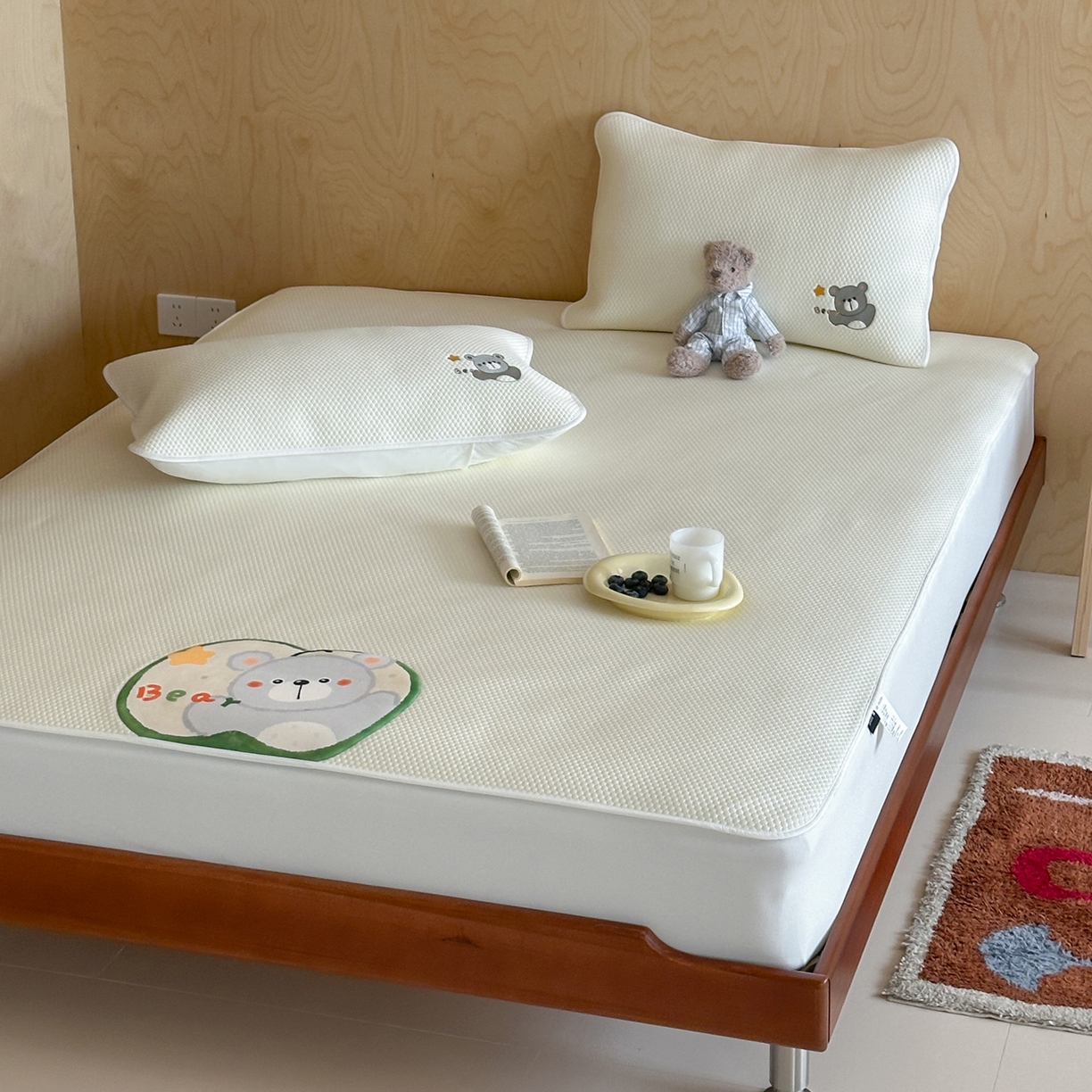 91家纺网 家纺一手货源 找家纺 （总）三味舒屋 2026新款果味凉豆系列PE凉豆豆床笠款软席席子