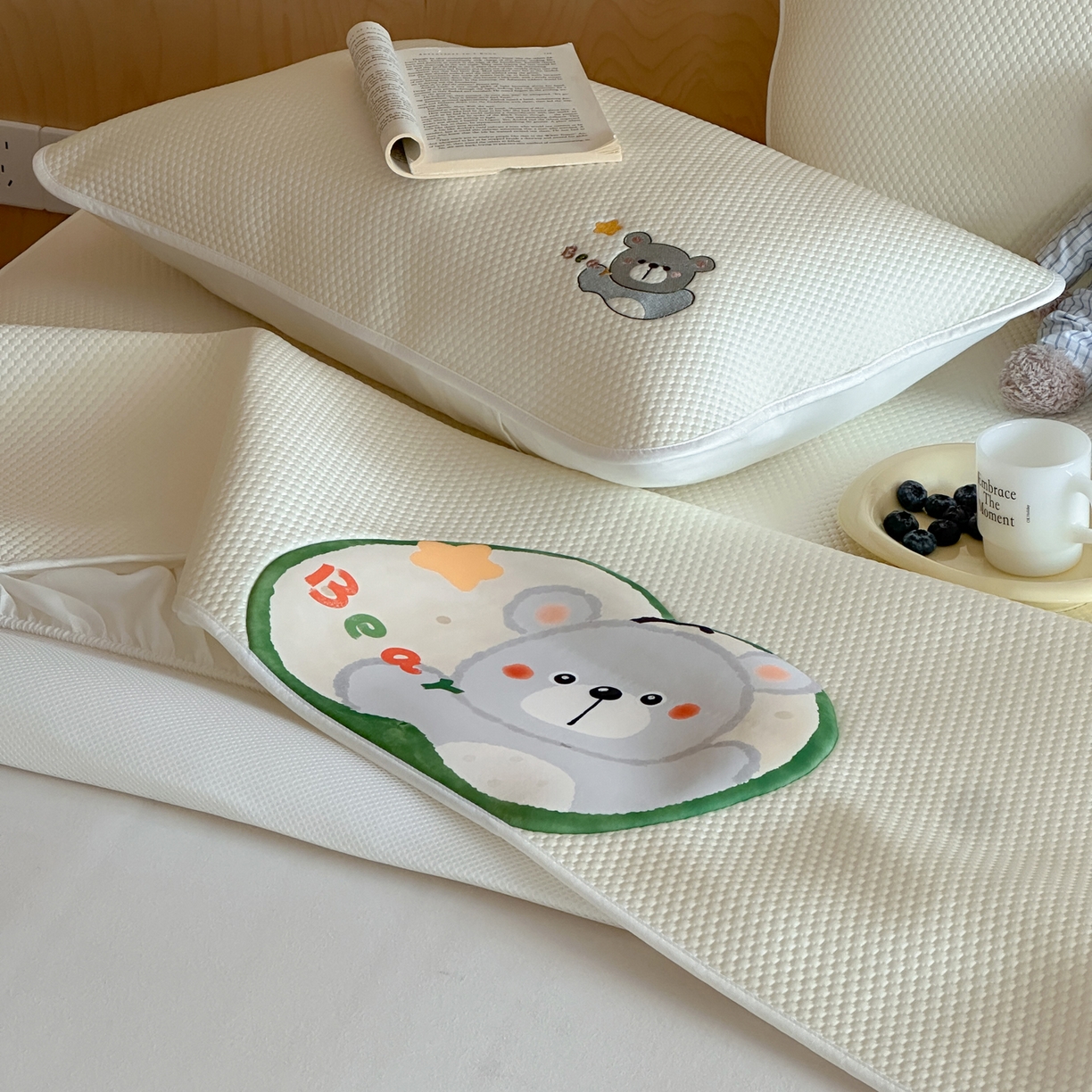 91家纺网 家纺一手货源 找家纺 （总）三味舒屋 2026新款果味凉豆系列PE凉豆豆床笠款软席席子