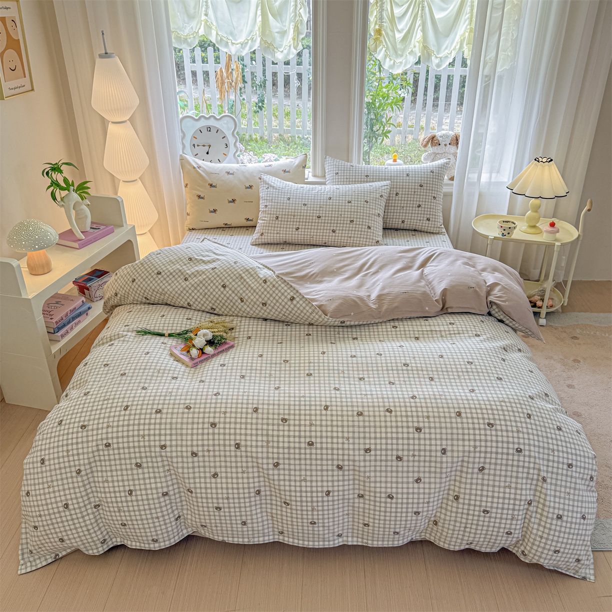 女子家纺 2026新款全棉印花四件套系列 布蕾可可