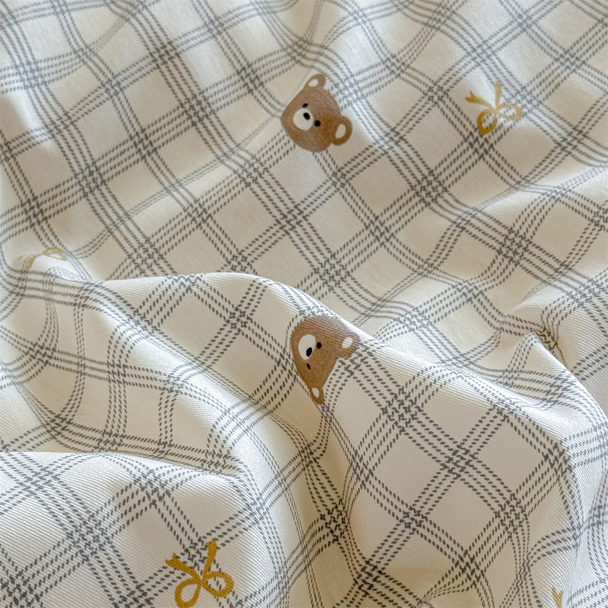 91家纺网 家纺一手货源 找家纺 女子家纺 2026新款全棉印花四件套系列 布蕾可可