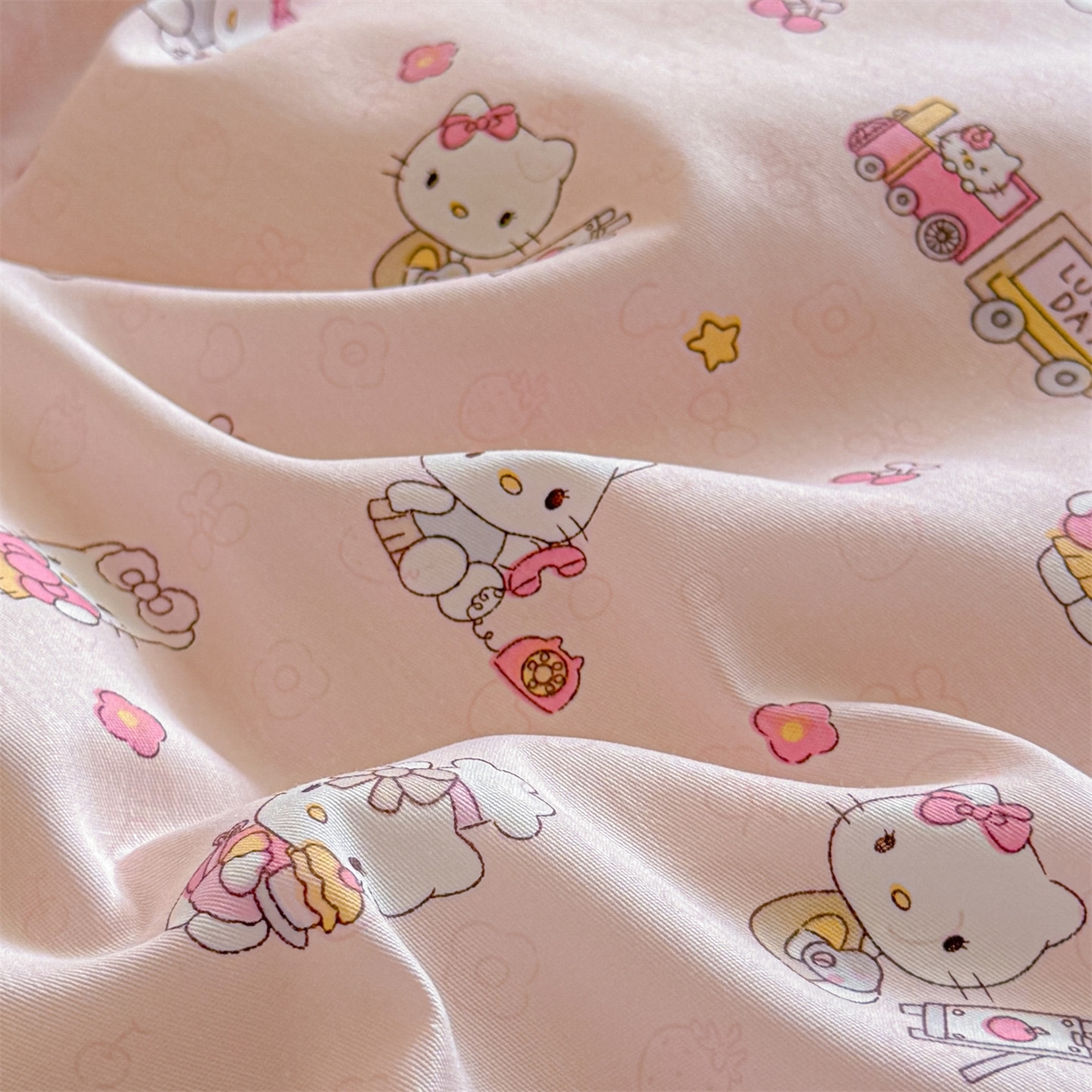 91家纺网 家纺一手货源 找家纺 女子家纺 2026新款全棉印花四件套系列 呆萌乐园