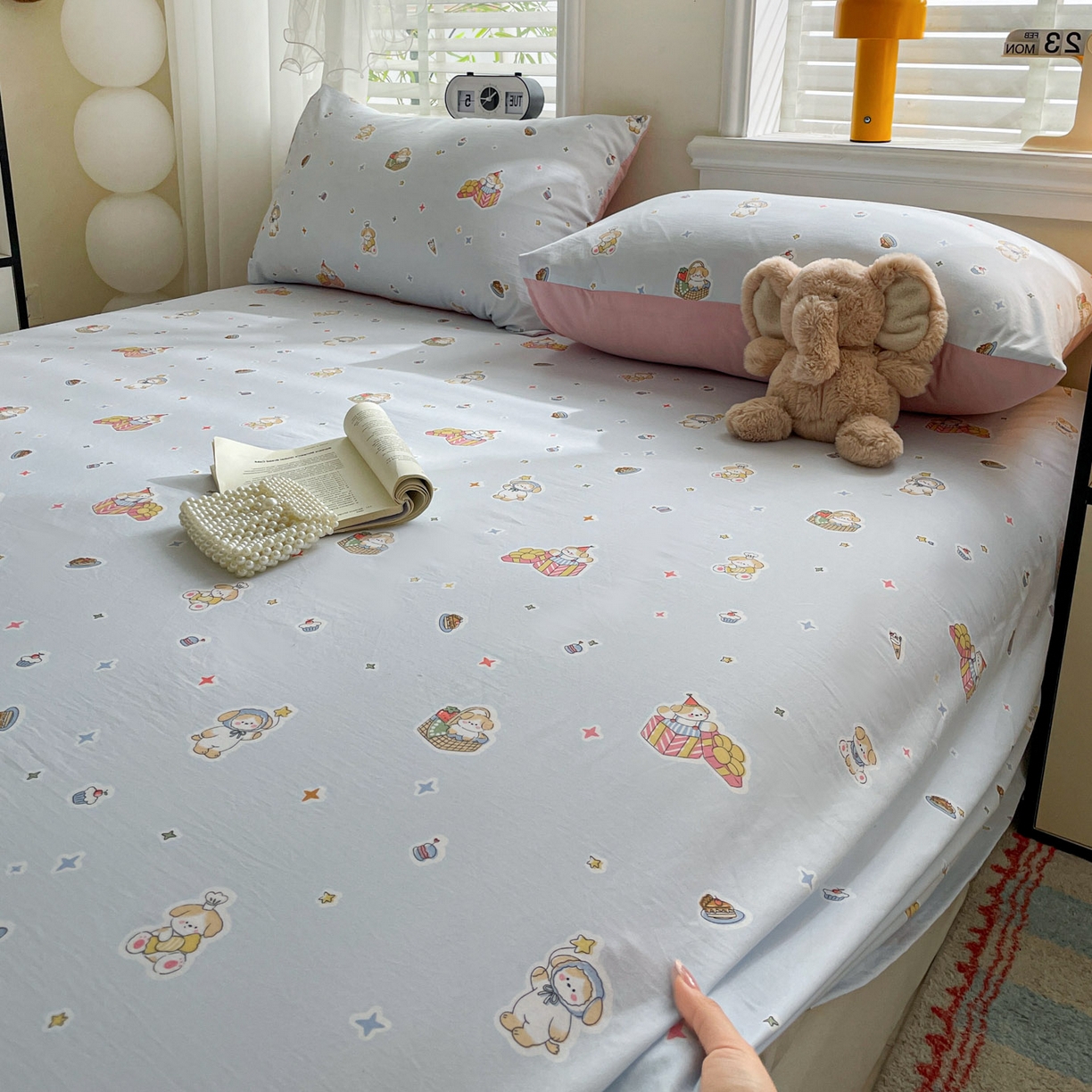 91家纺网 家纺一手货源 找家纺 纽缦家纺 2026新款A类105g四件套古法水洗棉单床单床单单件 安琪拉