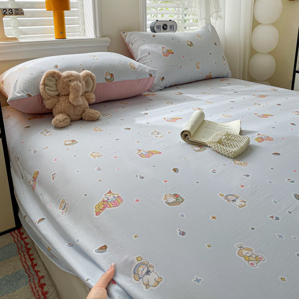 91家纺网 家纺一手货源 找家纺 纽缦家纺 2026新款A类105g四件套古法水洗棉单床单床单单件 安琪拉