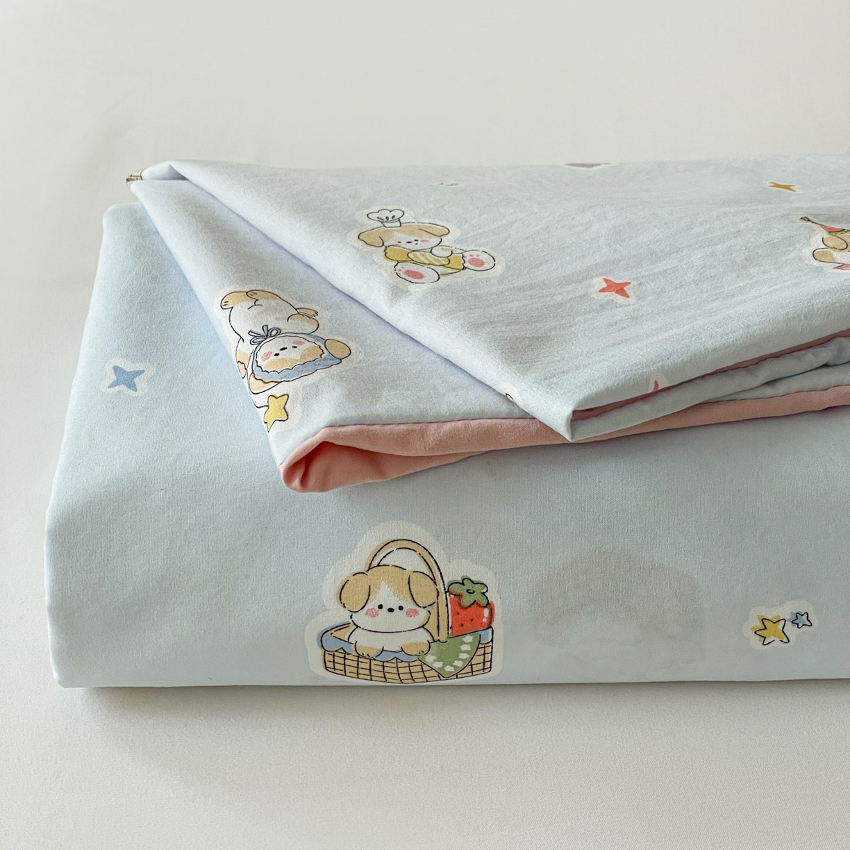 91家纺网 家纺一手货源 找家纺 纽缦家纺 2026新款A类105g四件套古法水洗棉单床单床单单件 安琪拉