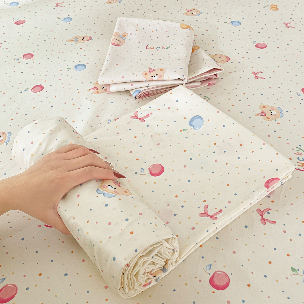 91家纺网 家纺一手货源 找家纺 纽缦家纺 2026新款A类105g四件套古法水洗棉单床单床单单件 乐淘