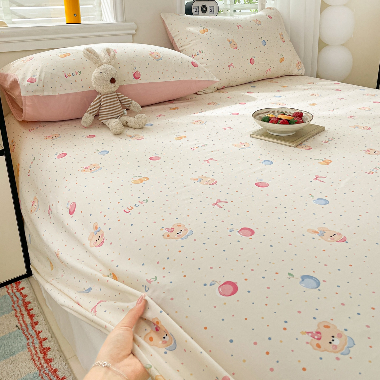 91家纺网 家纺一手货源 找家纺 纽缦家纺 2026新款A类105g四件套古法水洗棉单床单床单单件 乐淘