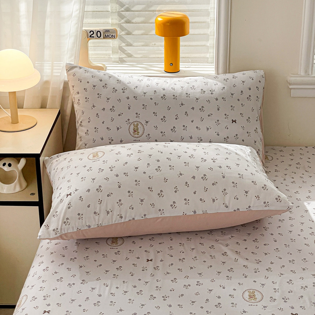 91家纺网 家纺一手货源 找家纺 纽缦家纺 2026新款A类105g四件套古法水洗棉单床单床单单件 恋空灰