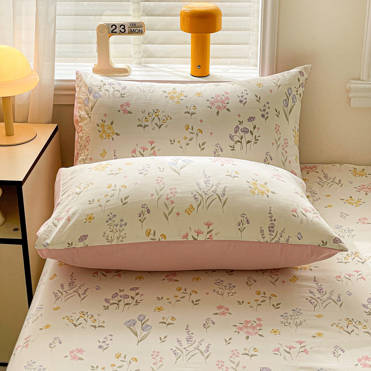 91家纺网 家纺一手货源 找家纺 纽缦家纺 2026新款A类105g四件套古法水洗棉单床单床单单件 聆风