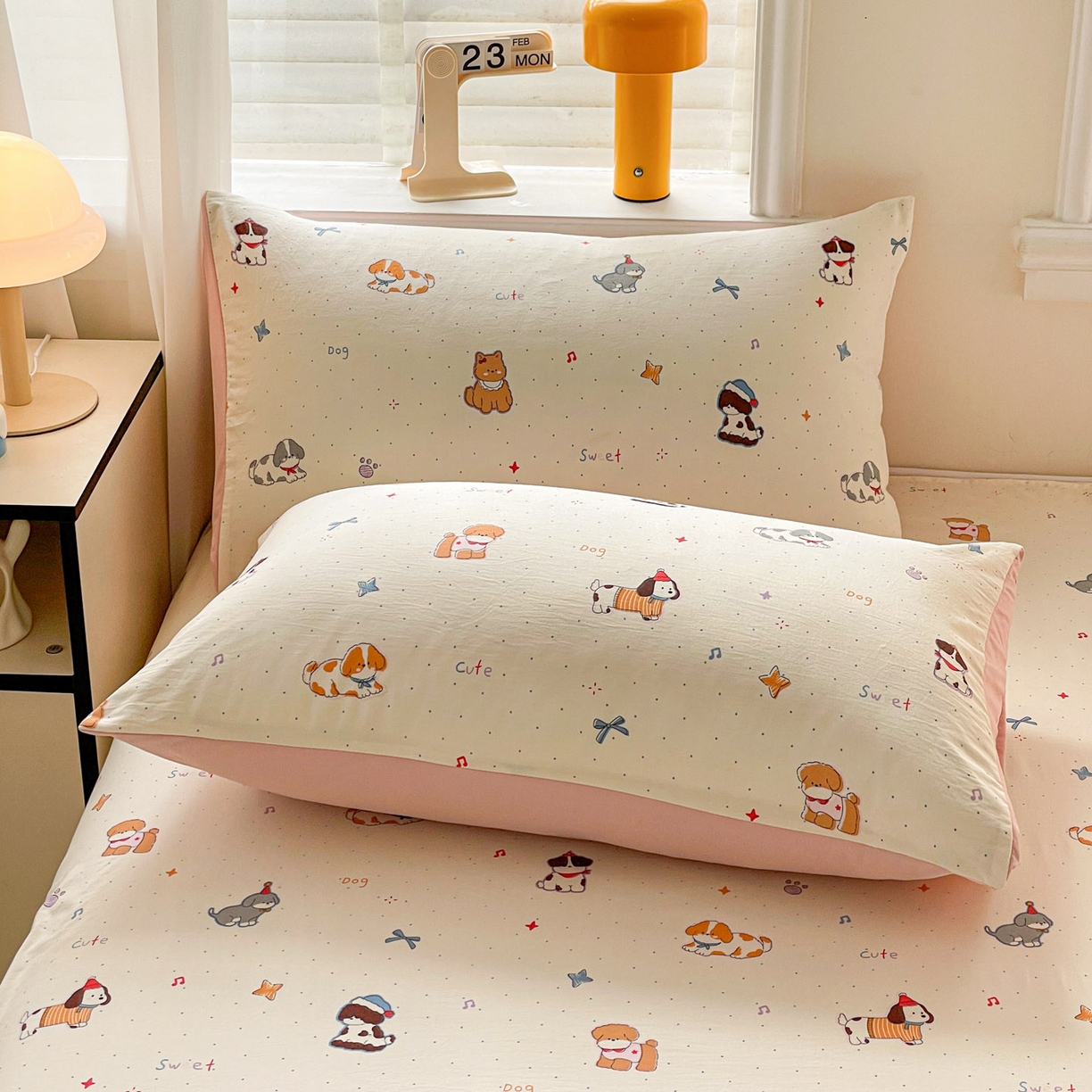 91家纺网 家纺一手货源 找家纺 纽缦家纺 2026新款A类105g四件套古法水洗棉单床单床单单件 洛奇